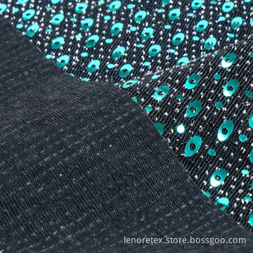 Lurex Metallic Embroidery Sequins Fabric